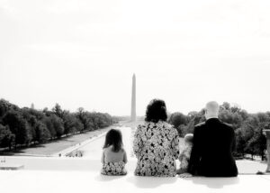 Family Photo Session at The Lincoln Memorial, Maisi Julian Photography