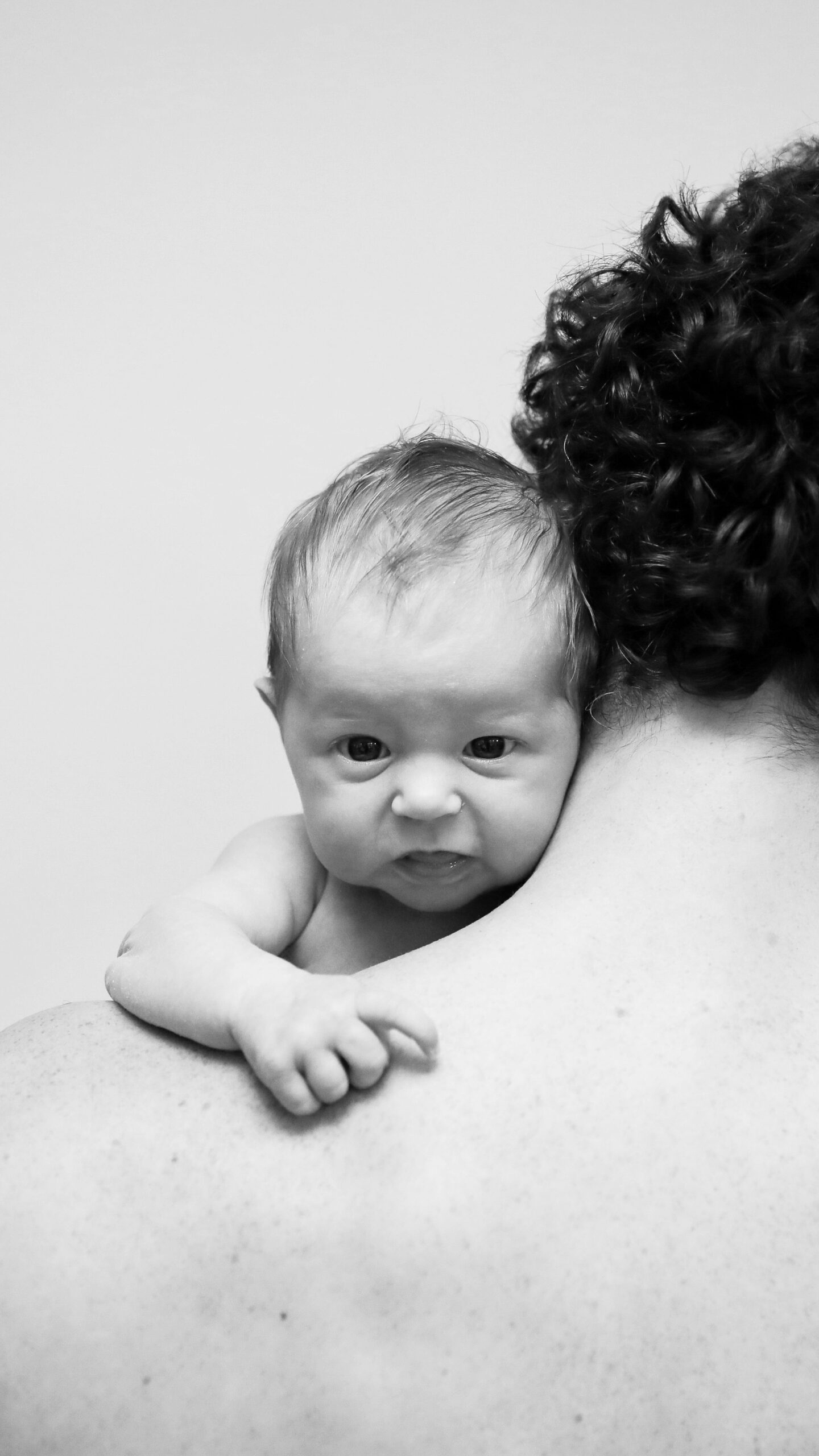 Newborn photo session with dog